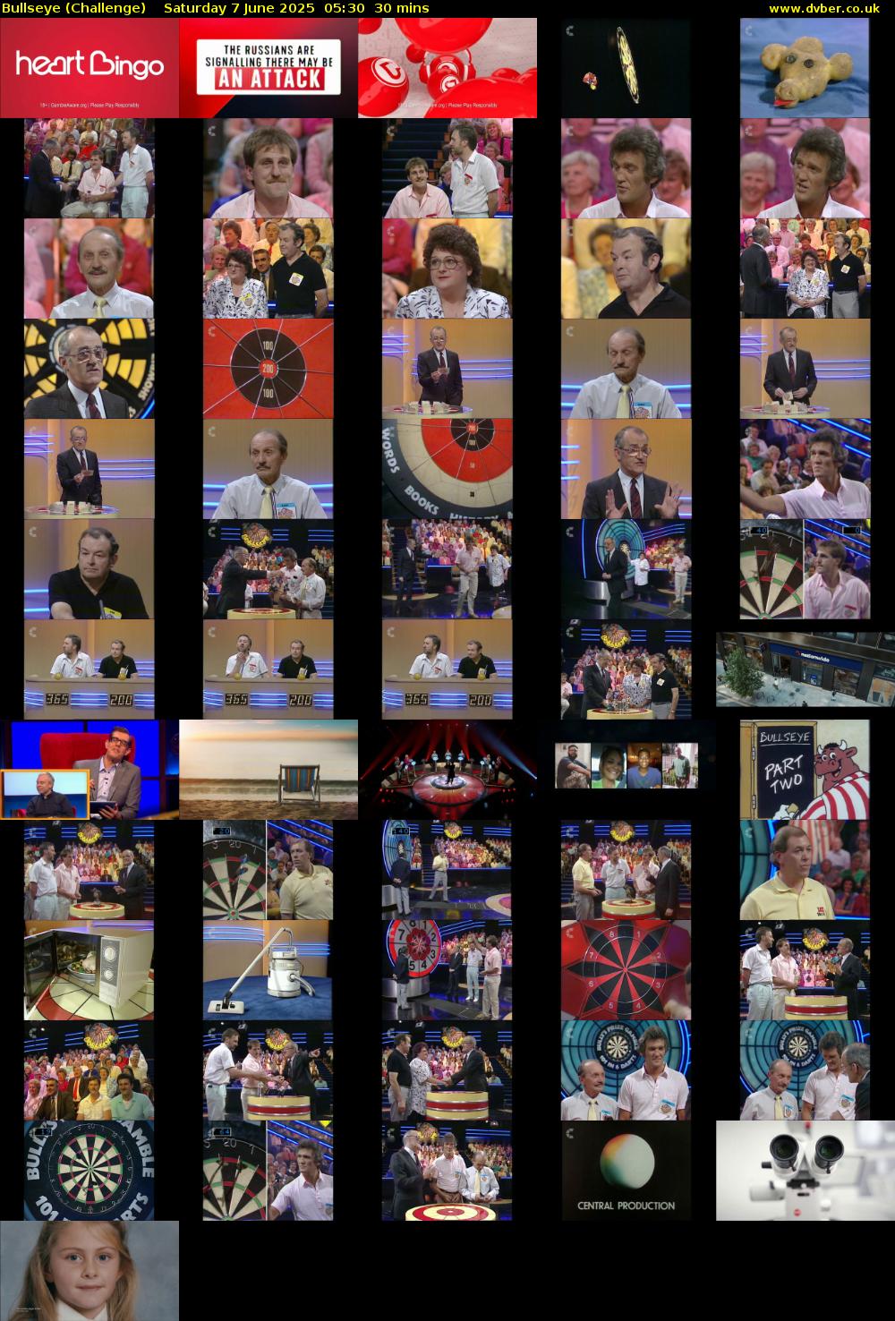Bullseye (Challenge) Saturday 7 June 2025 05:30 - 06:00