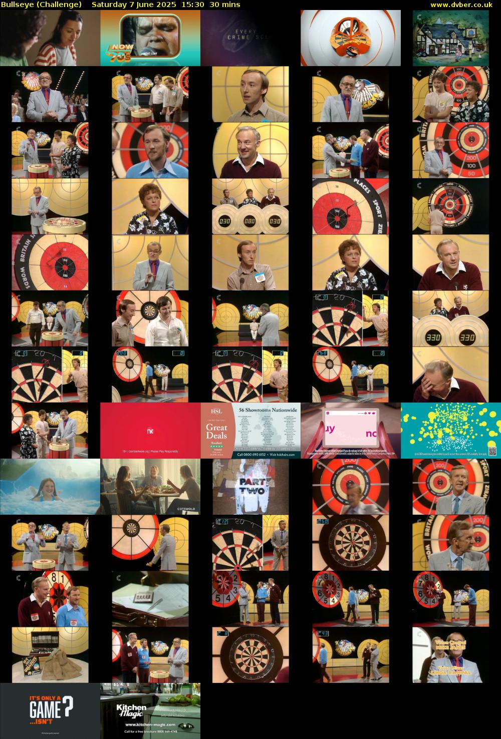 Bullseye (Challenge) Saturday 7 June 2025 15:30 - 16:00