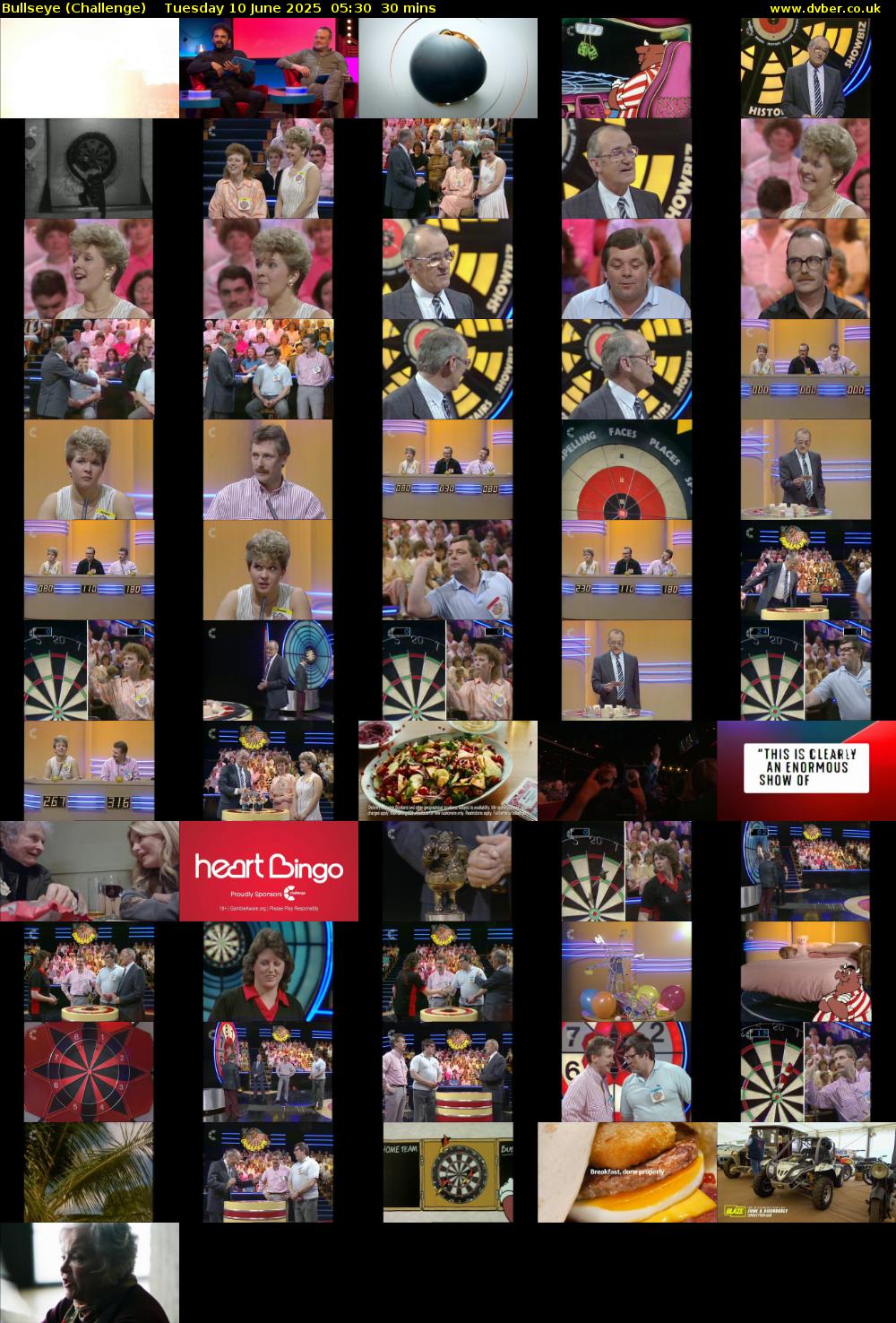 Bullseye (Challenge) Tuesday 10 June 2025 05:30 - 06:00