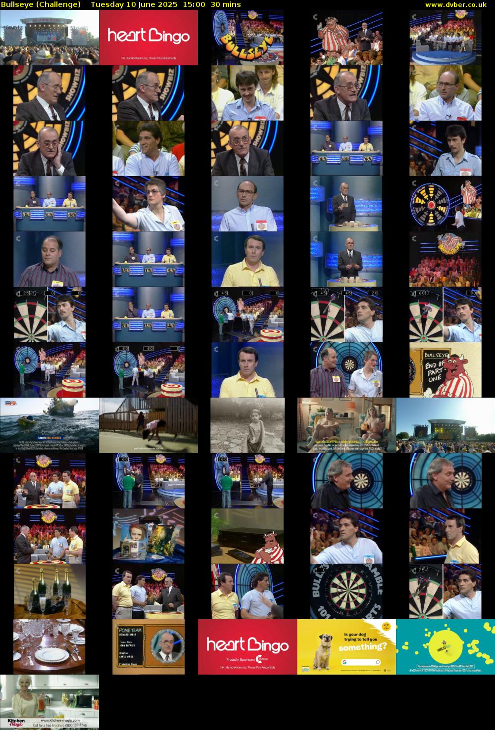 Bullseye (Challenge) Tuesday 10 June 2025 15:00 - 15:30