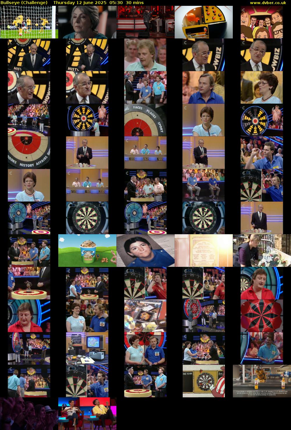 Bullseye (Challenge) Thursday 12 June 2025 05:30 - 06:00