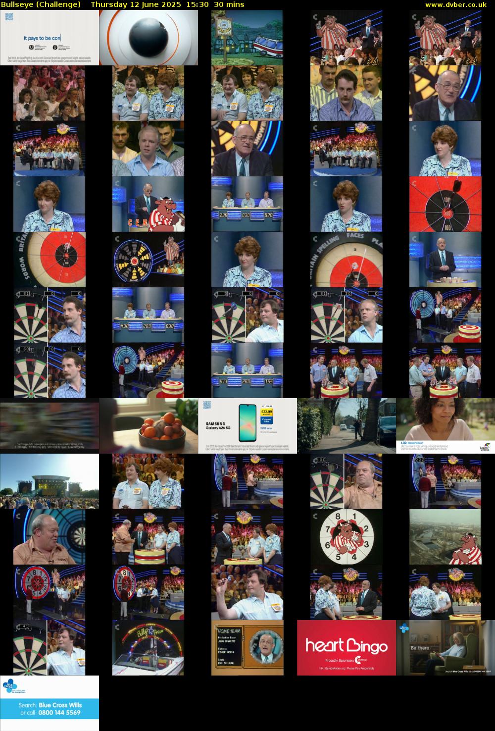 Bullseye (Challenge) Thursday 12 June 2025 15:30 - 16:00