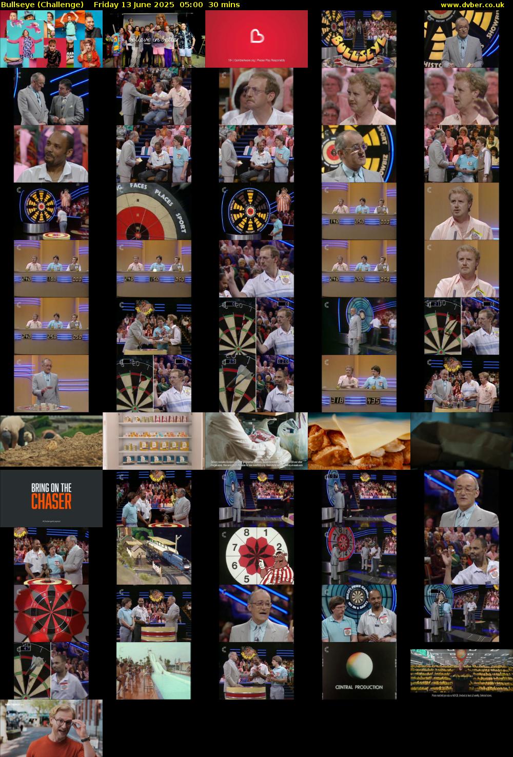 Bullseye (Challenge) Friday 13 June 2025 05:00 - 05:30