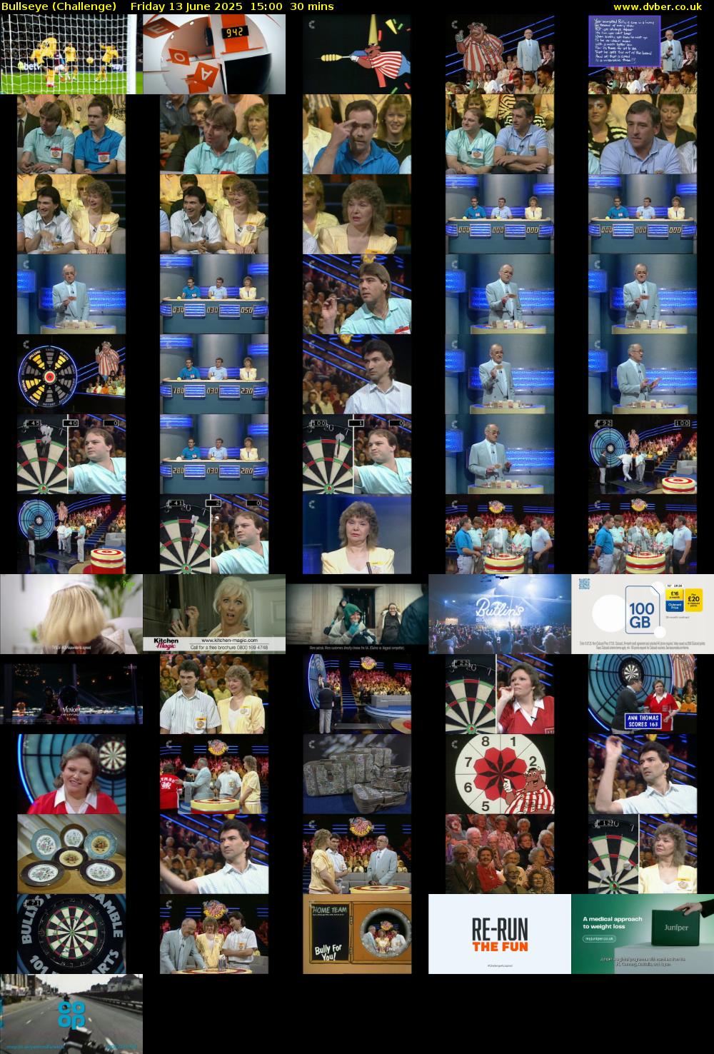 Bullseye (Challenge) Friday 13 June 2025 15:00 - 15:30
