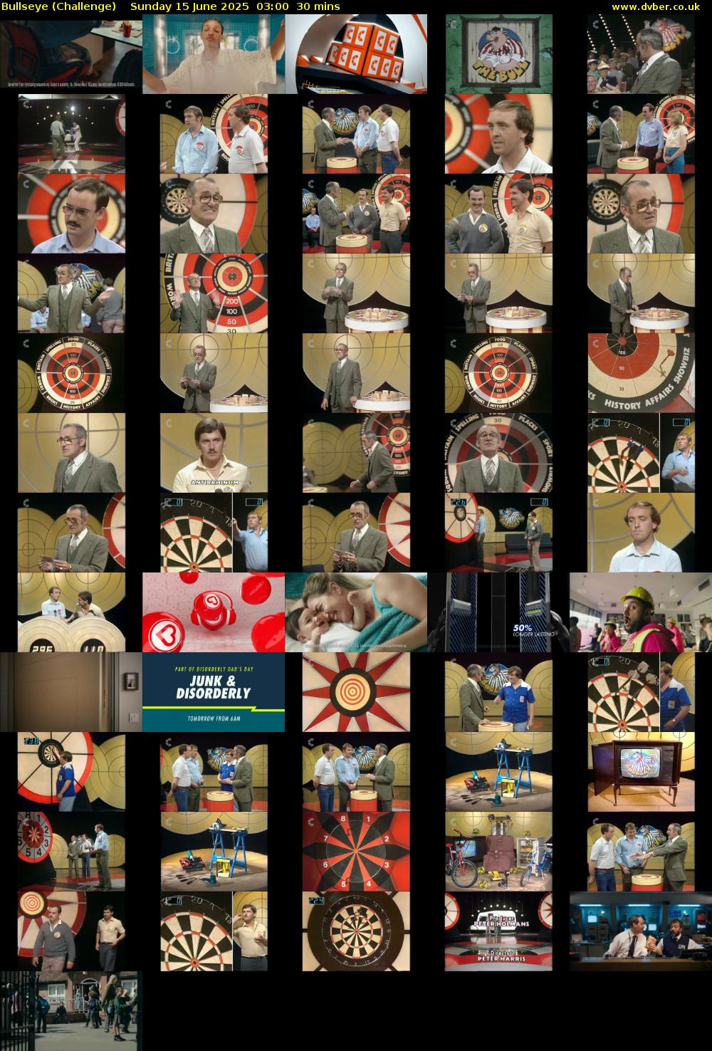 Bullseye (Challenge) Sunday 15 June 2025 03:00 - 03:30