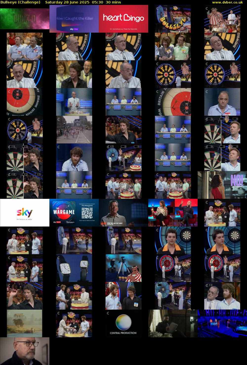 Bullseye (Challenge) Saturday 28 June 2025 05:30 - 06:00