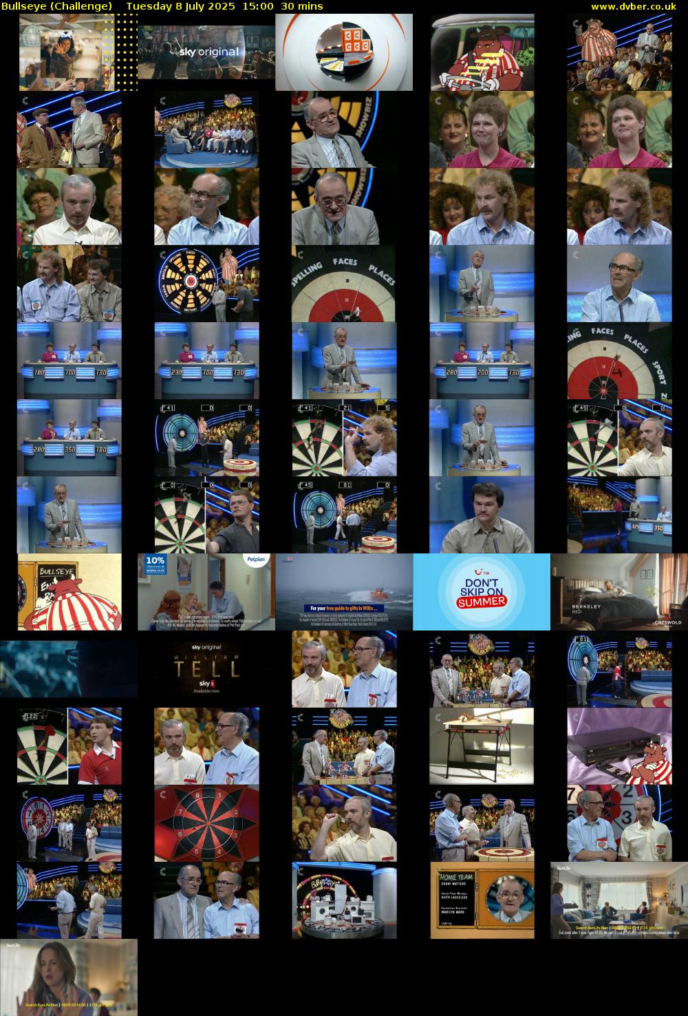Bullseye (Challenge) Tuesday 8 July 2025 15:00 - 15:30
