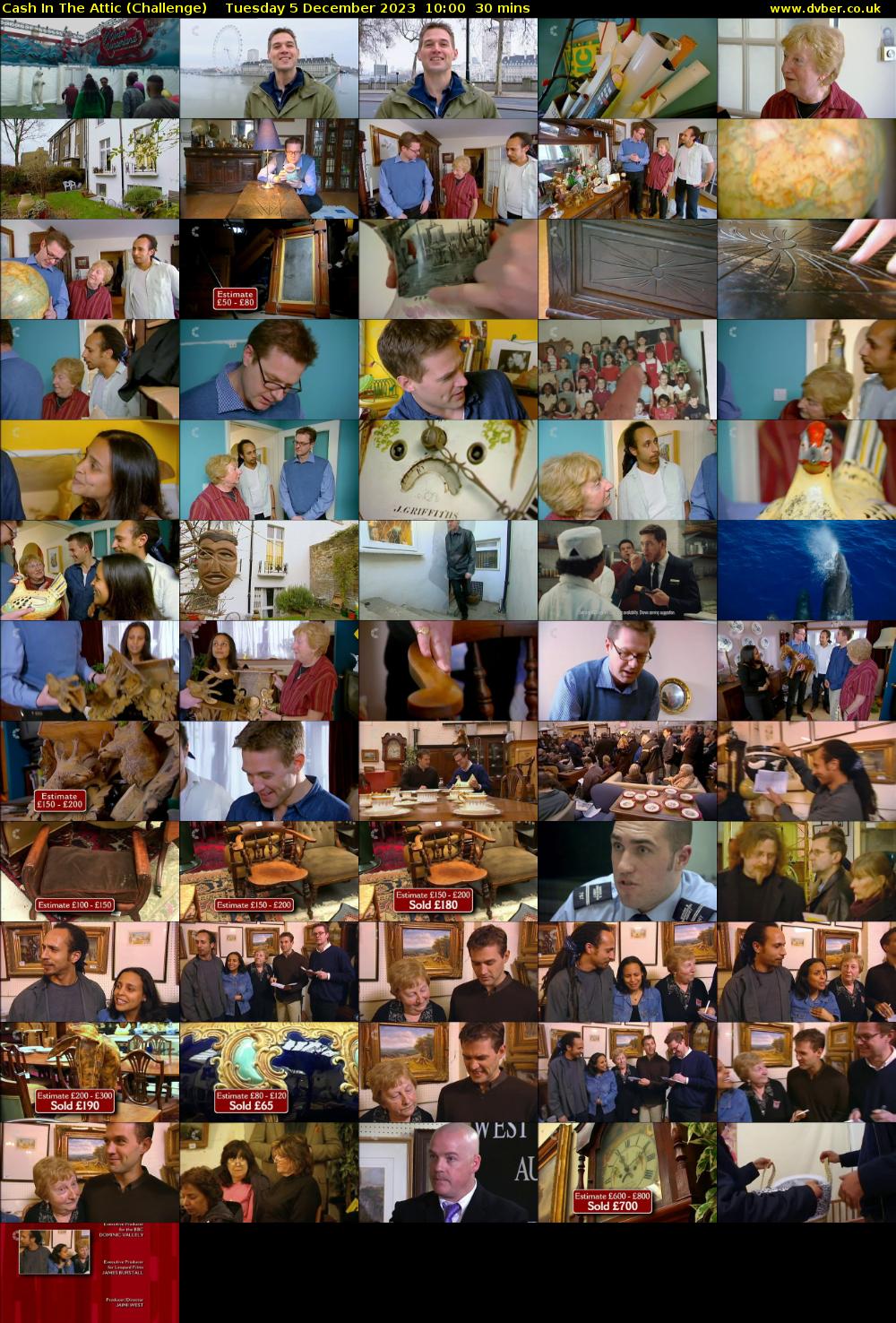 Cash In The Attic (Challenge) Tuesday 5 December 2023 10:00 - 10:30