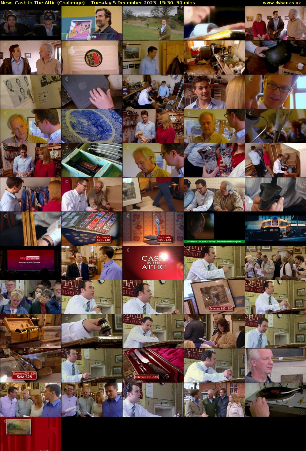 Cash In The Attic (Challenge) Tuesday 5 December 2023 15:30 - 16:00