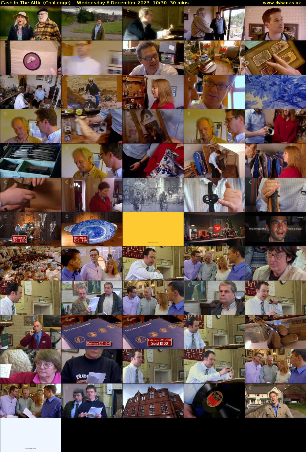 Cash In The Attic (Challenge) Wednesday 6 December 2023 10:30 - 11:00