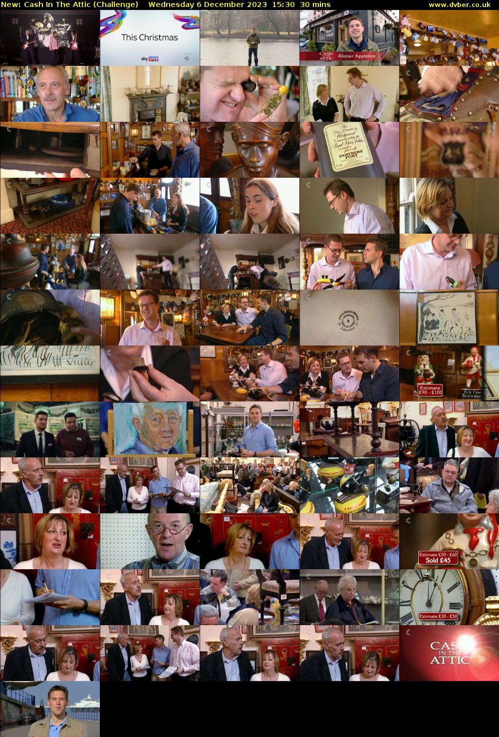 Cash In The Attic (Challenge) Wednesday 6 December 2023 15:30 - 16:00