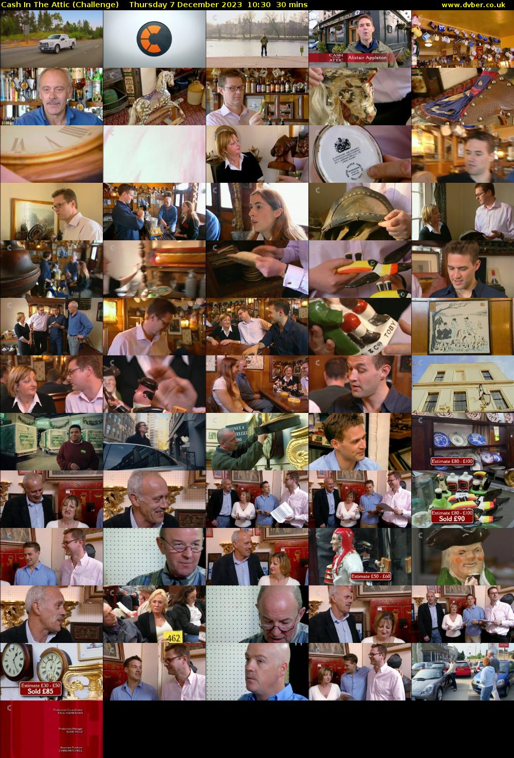 Cash In The Attic (Challenge) Thursday 7 December 2023 10:30 - 11:00