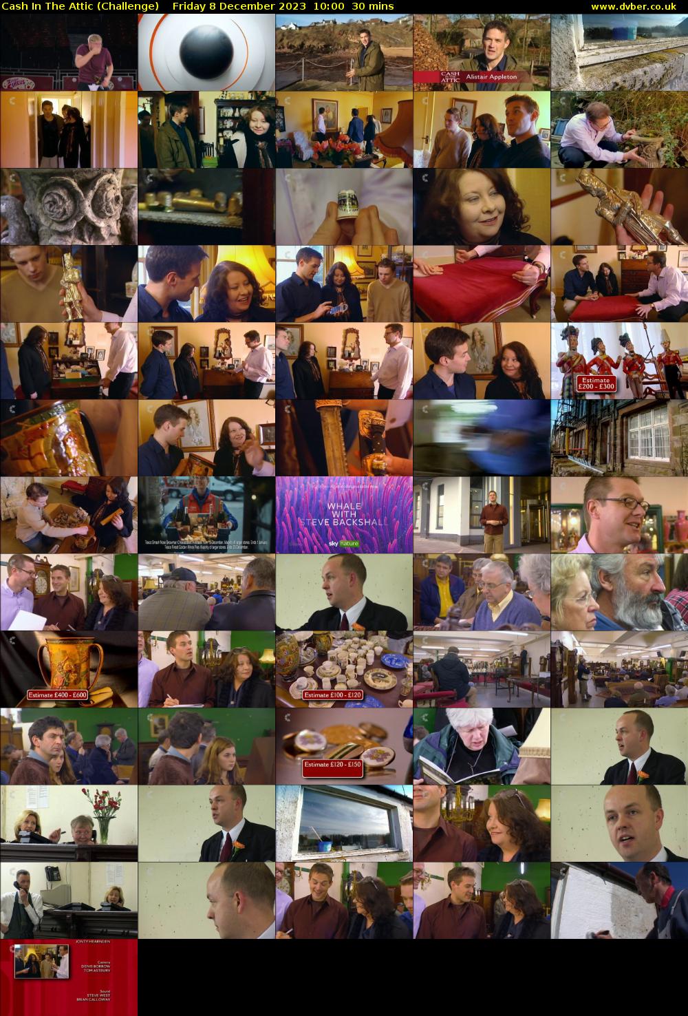 Cash In The Attic (Challenge) Friday 8 December 2023 10:00 - 10:30