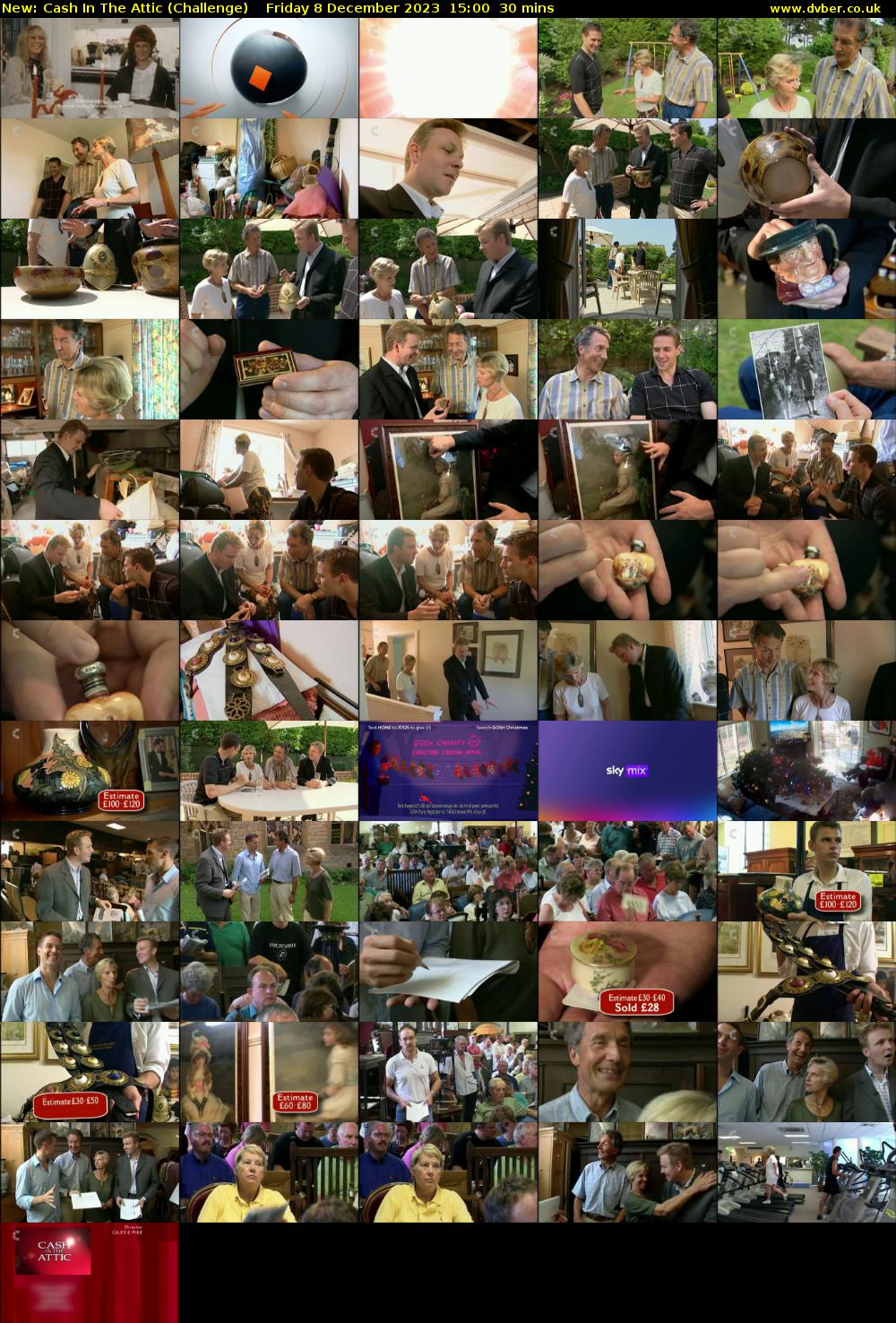 Cash In The Attic (Challenge) Friday 8 December 2023 15:00 - 15:30