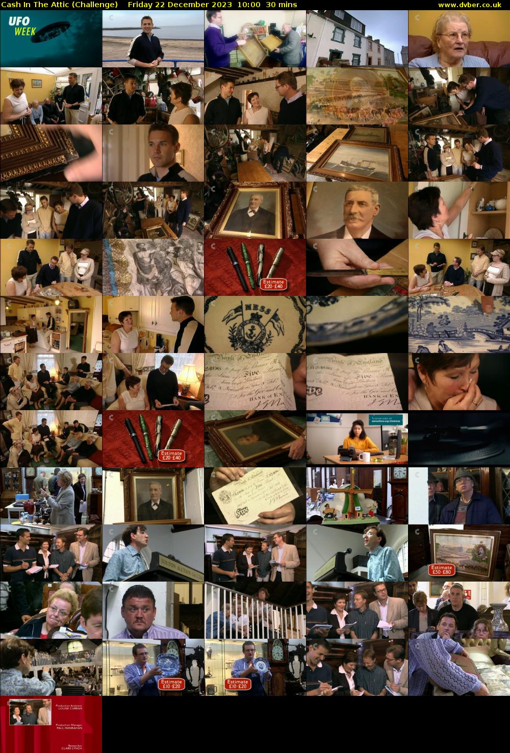 Cash In The Attic (Challenge) Friday 22 December 2023 10:00 - 10:30