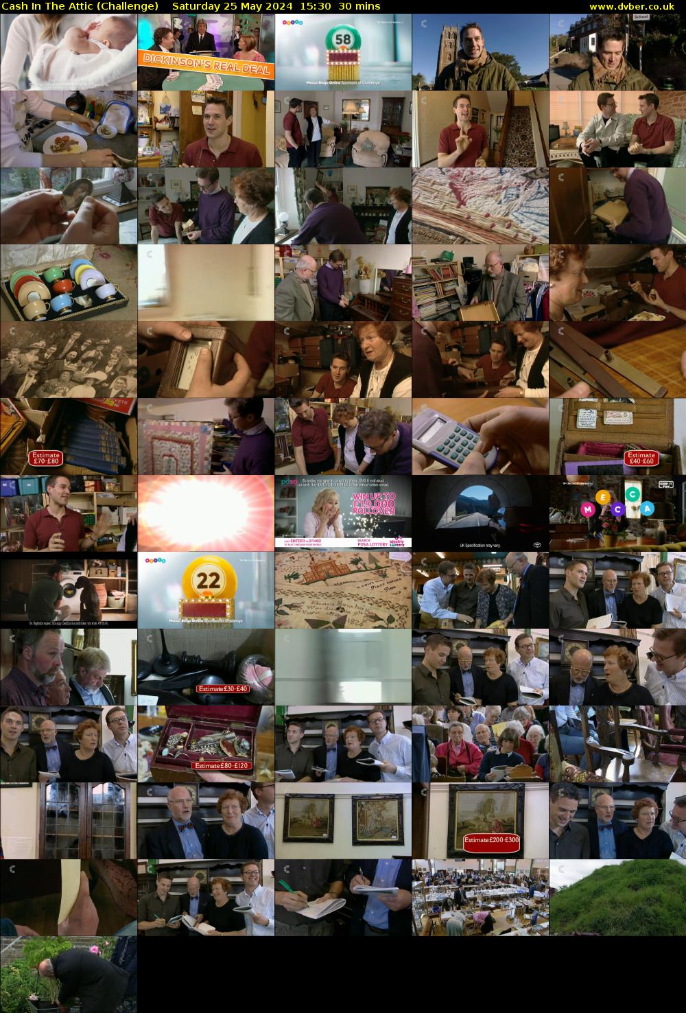 Cash In The Attic (Challenge) Saturday 25 May 2024 15:30 - 16:00
