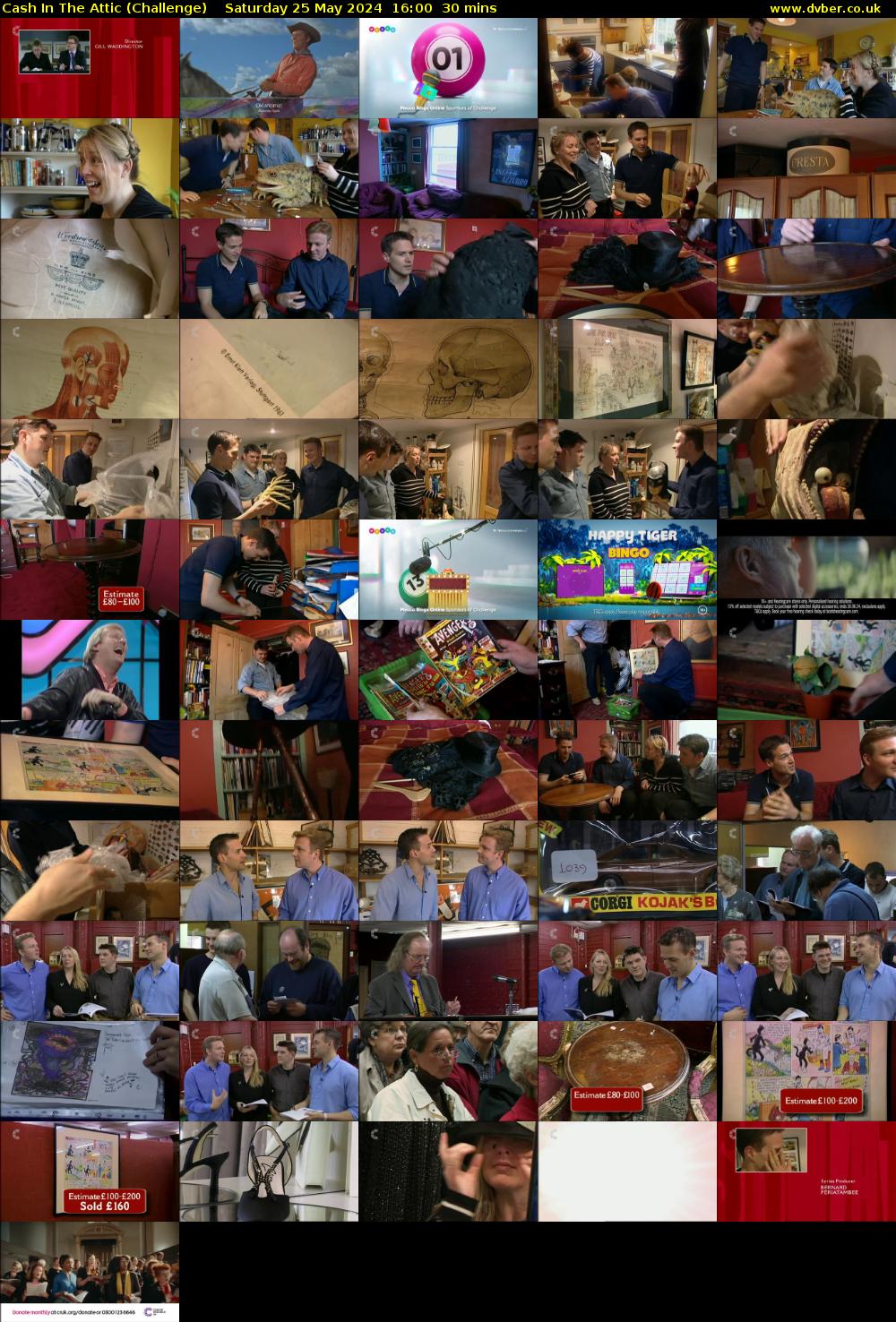 Cash In The Attic (Challenge) Saturday 25 May 2024 16:00 - 16:30