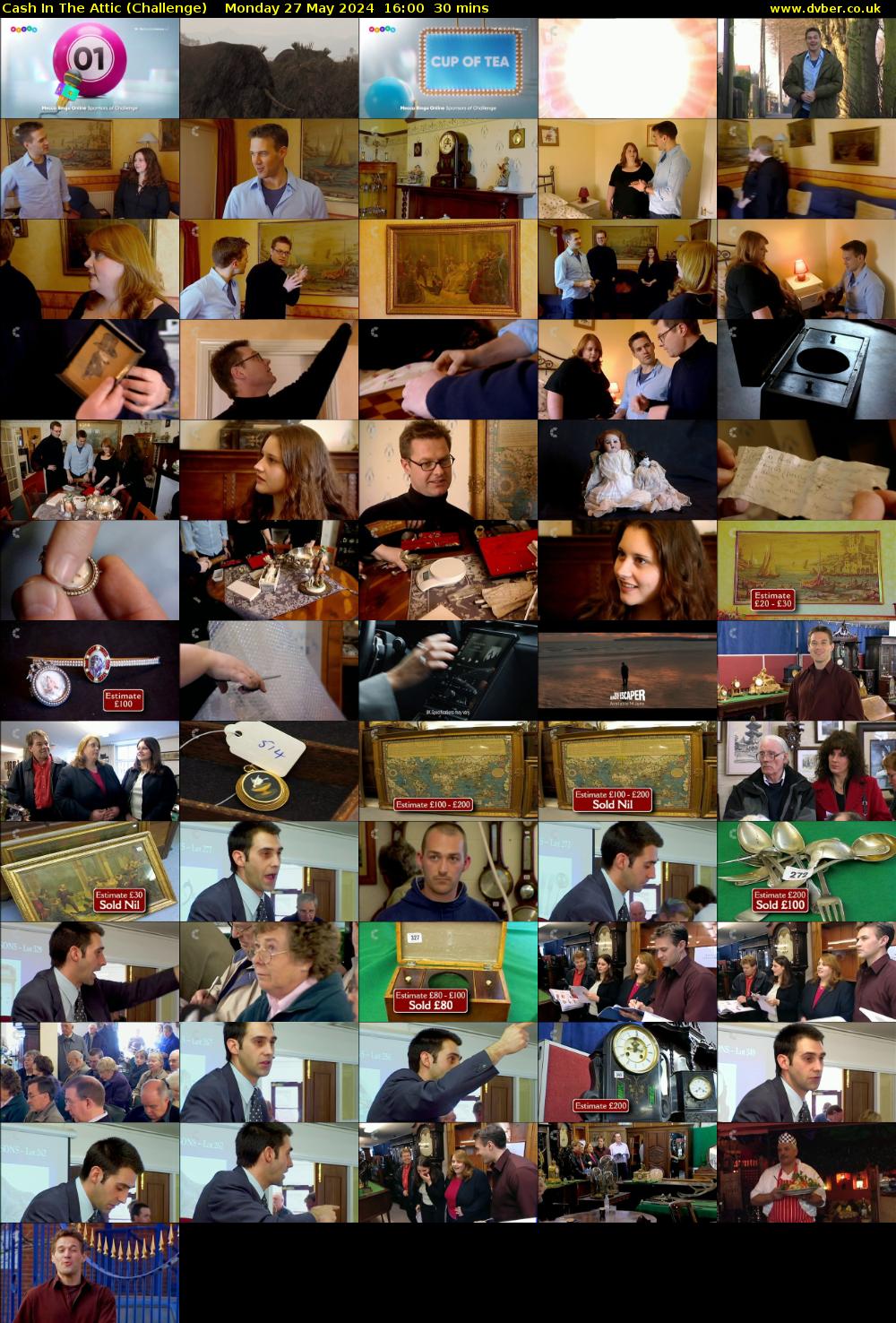 Cash In The Attic (Challenge) Monday 27 May 2024 16:00 - 16:30