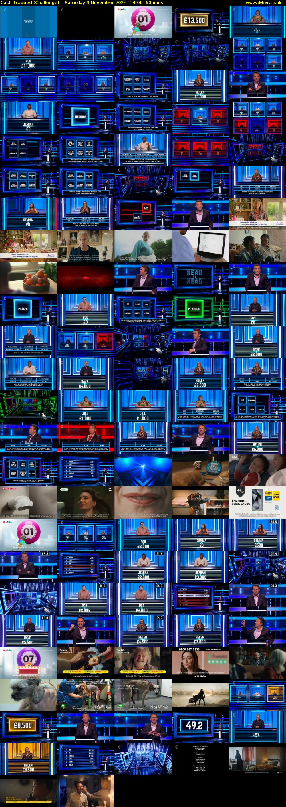 Cash Trapped (Challenge) Saturday 9 November 2024 13:00 - 14:00