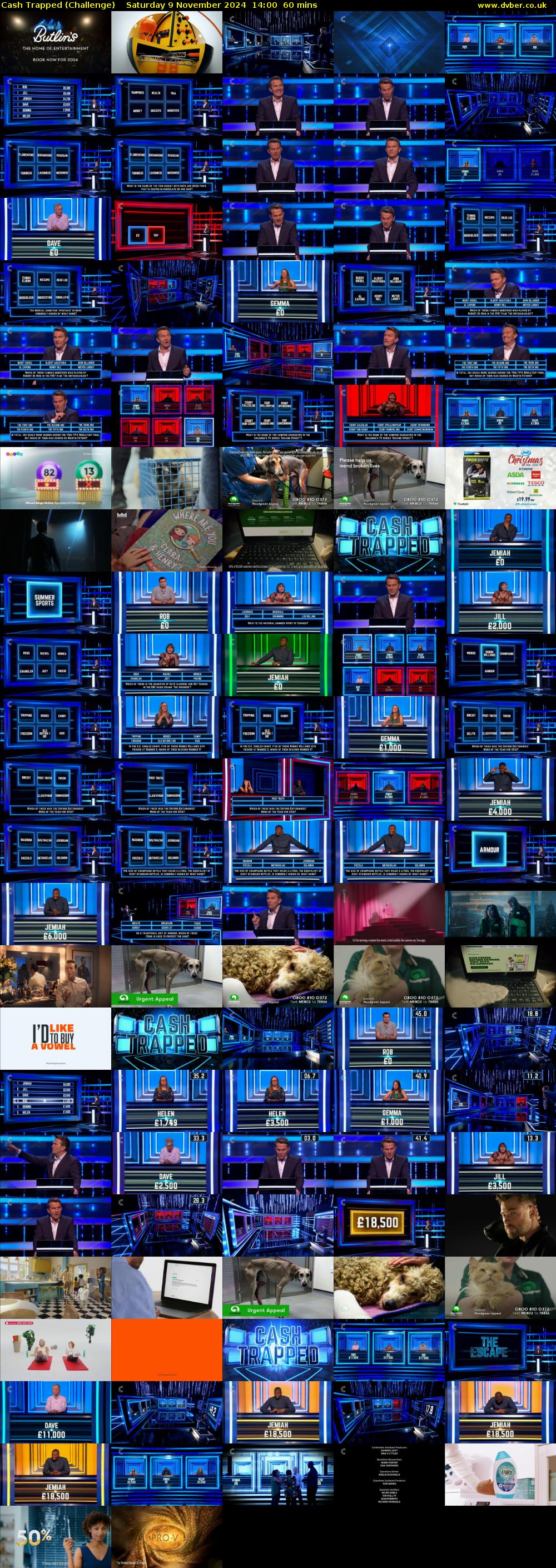 Cash Trapped (Challenge) Saturday 9 November 2024 14:00 - 15:00
