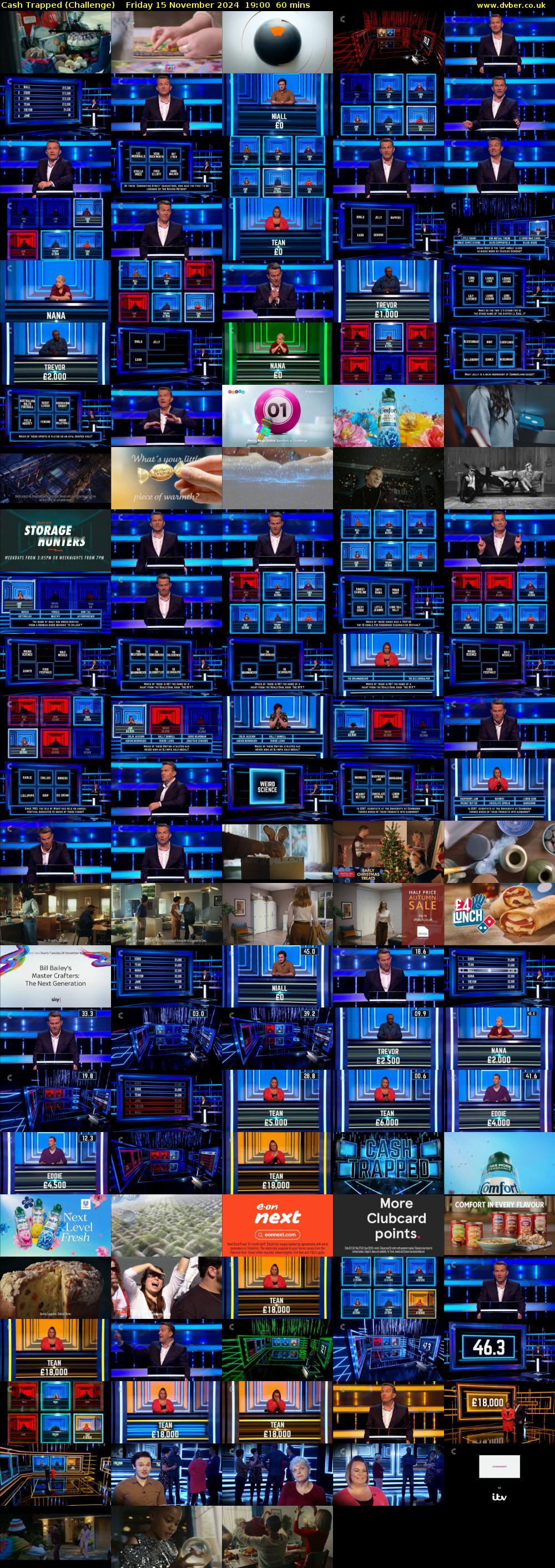 Cash Trapped (Challenge) Friday 15 November 2024 19:00 - 20:00