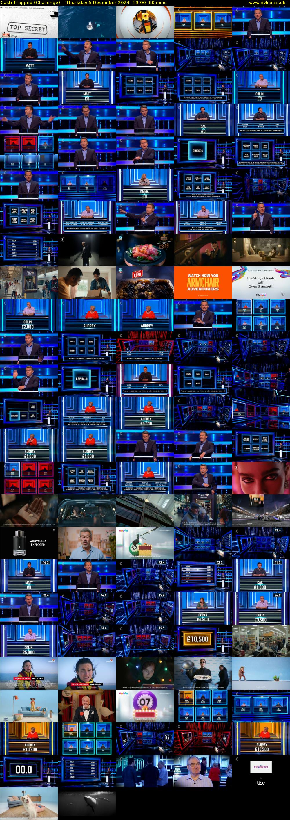 Cash Trapped (Challenge) Thursday 5 December 2024 19:00 - 20:00