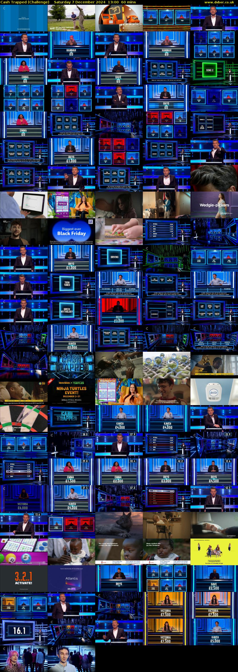 Cash Trapped (Challenge) Saturday 7 December 2024 13:00 - 14:00