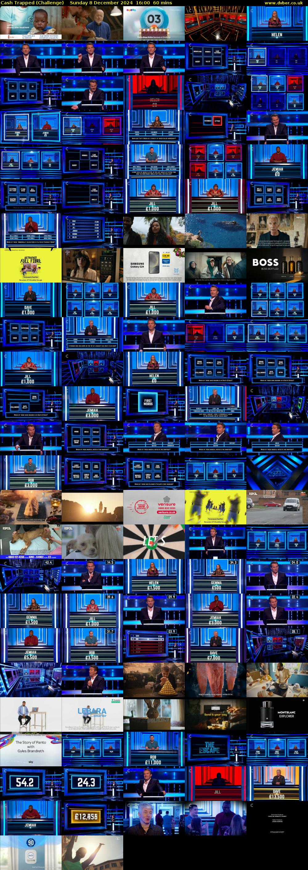 Cash Trapped (Challenge) Sunday 8 December 2024 16:00 - 17:00