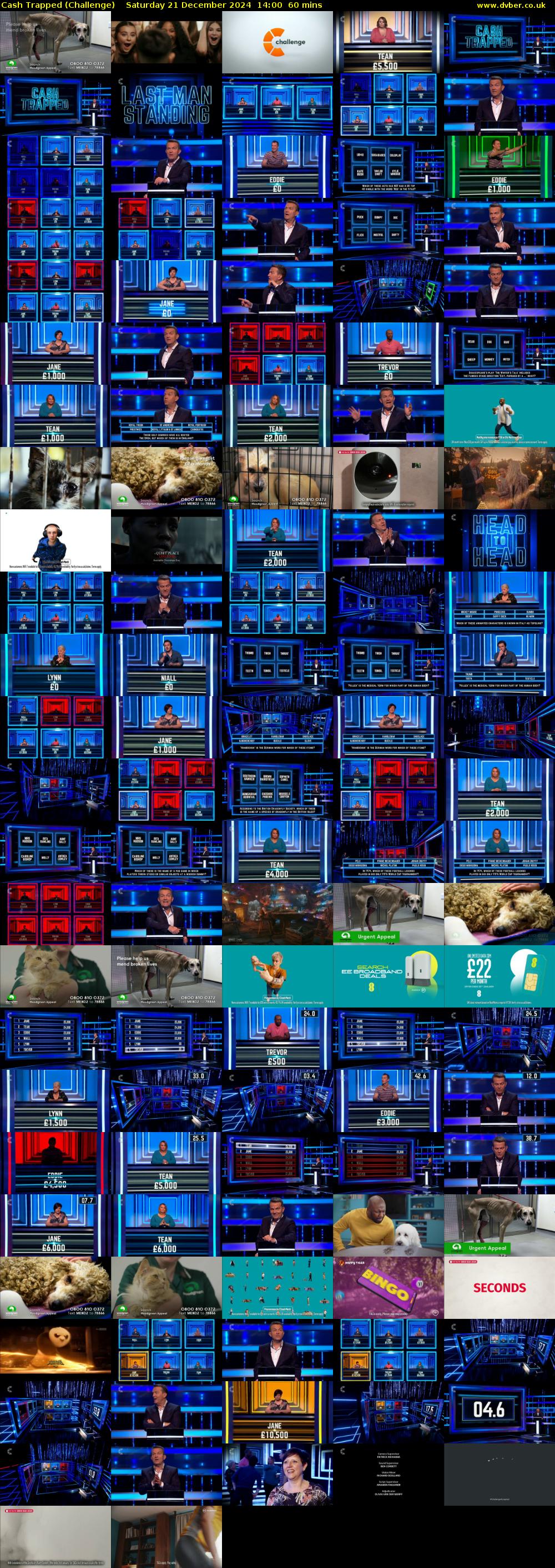 Cash Trapped (Challenge) Saturday 21 December 2024 14:00 - 15:00