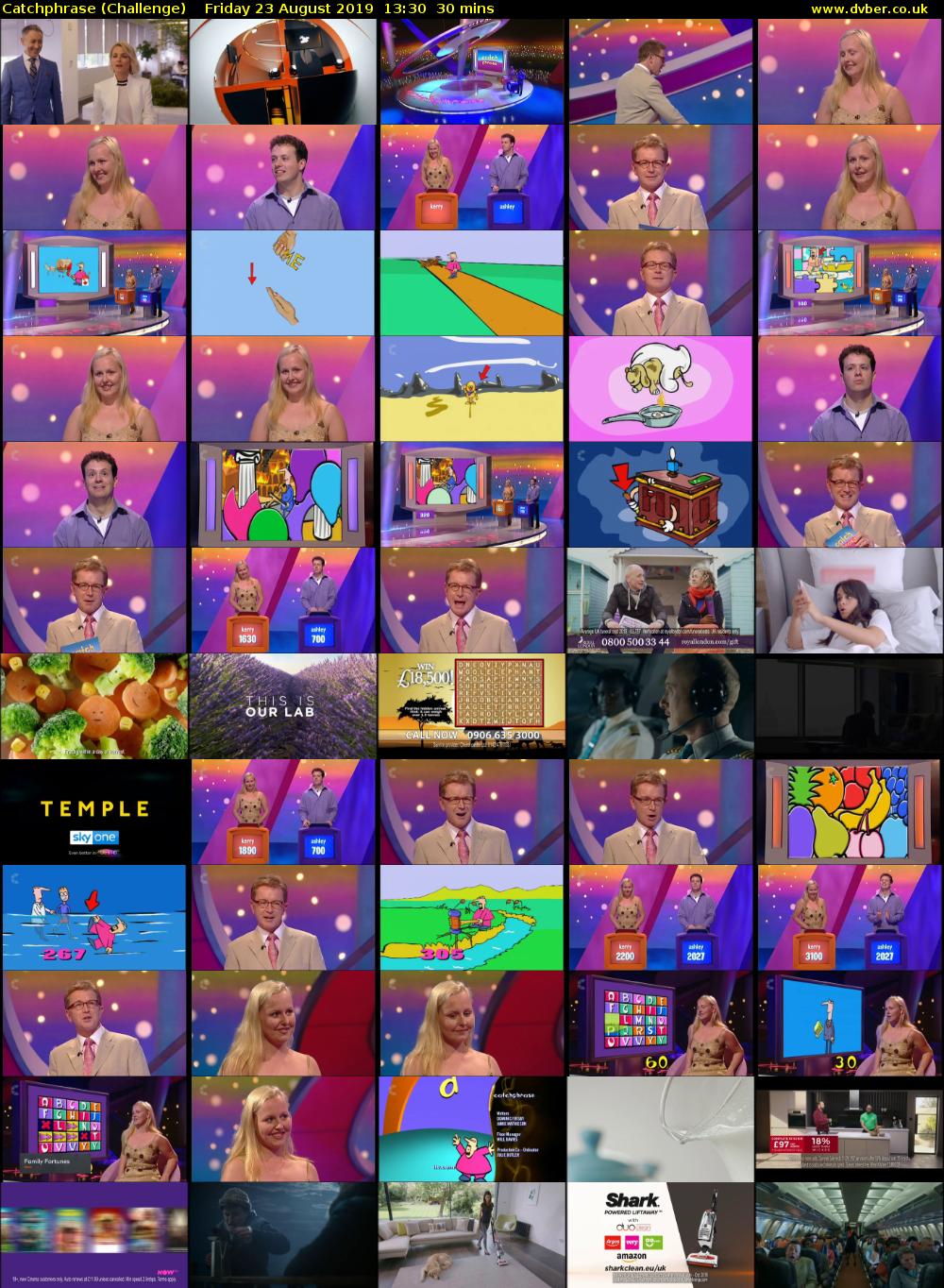 Catchphrase (Challenge) Friday 23 August 2019 13:30 - 14:00