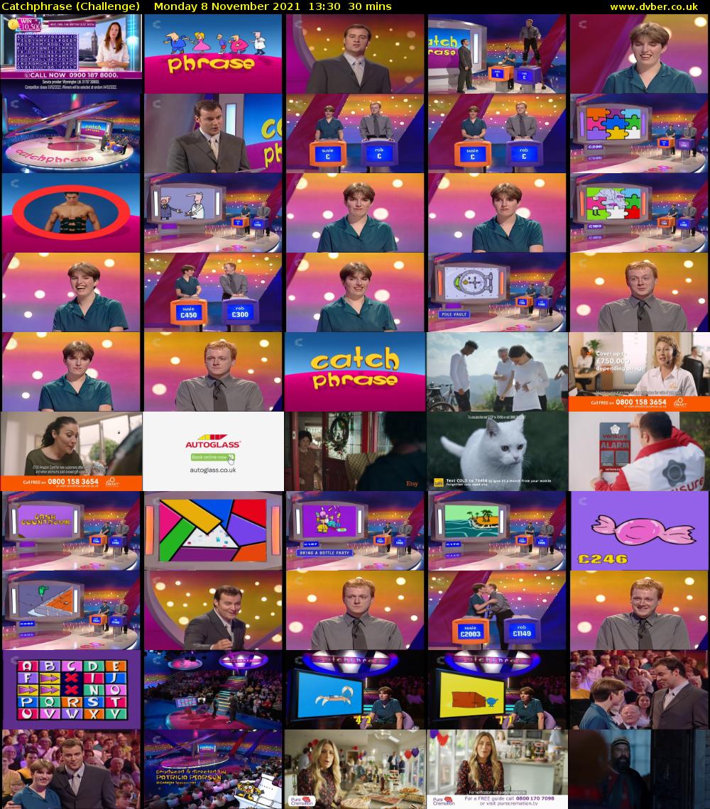 Catchphrase (Challenge) Monday 8 November 2021 13:30 - 14:00