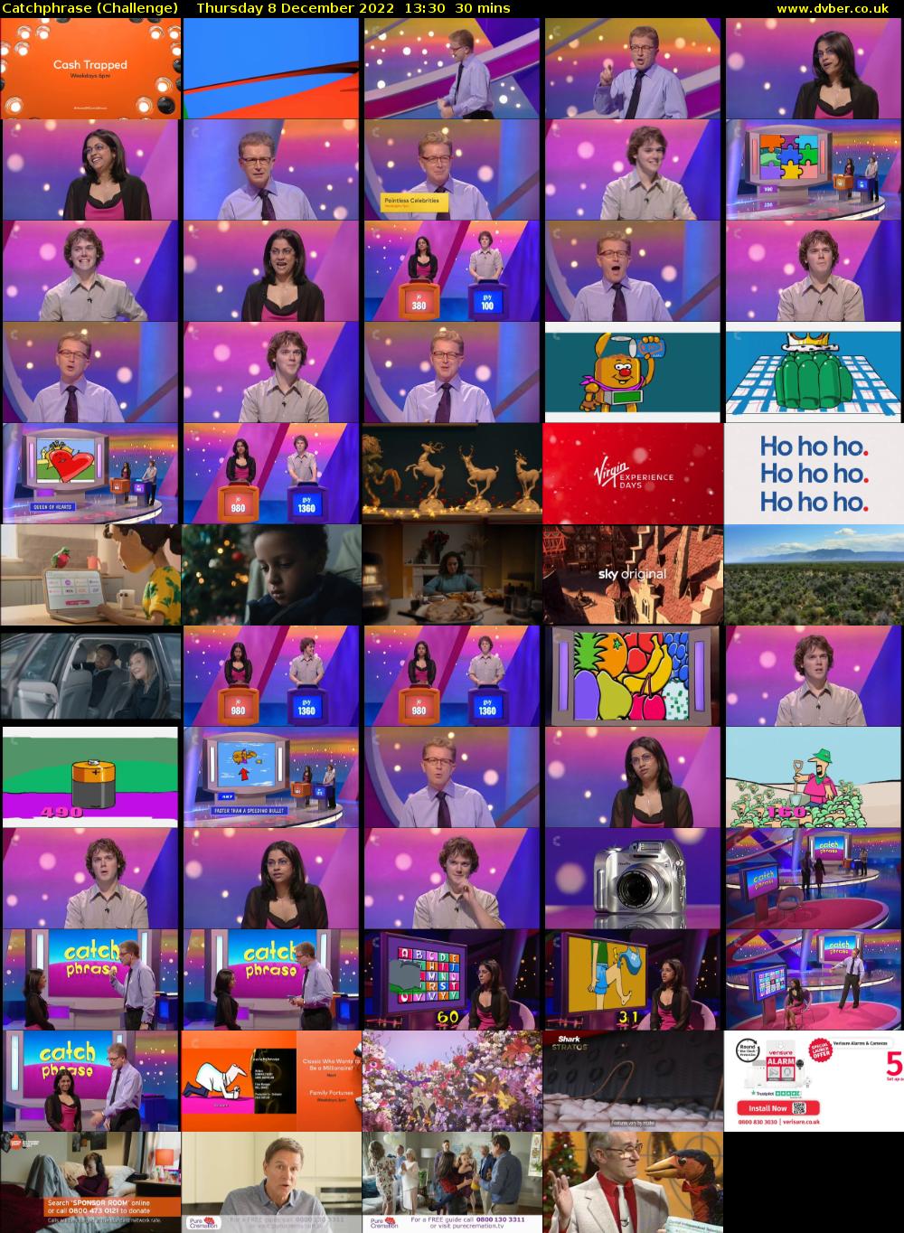 Catchphrase (Challenge) Thursday 8 December 2022 13:30 - 14:00