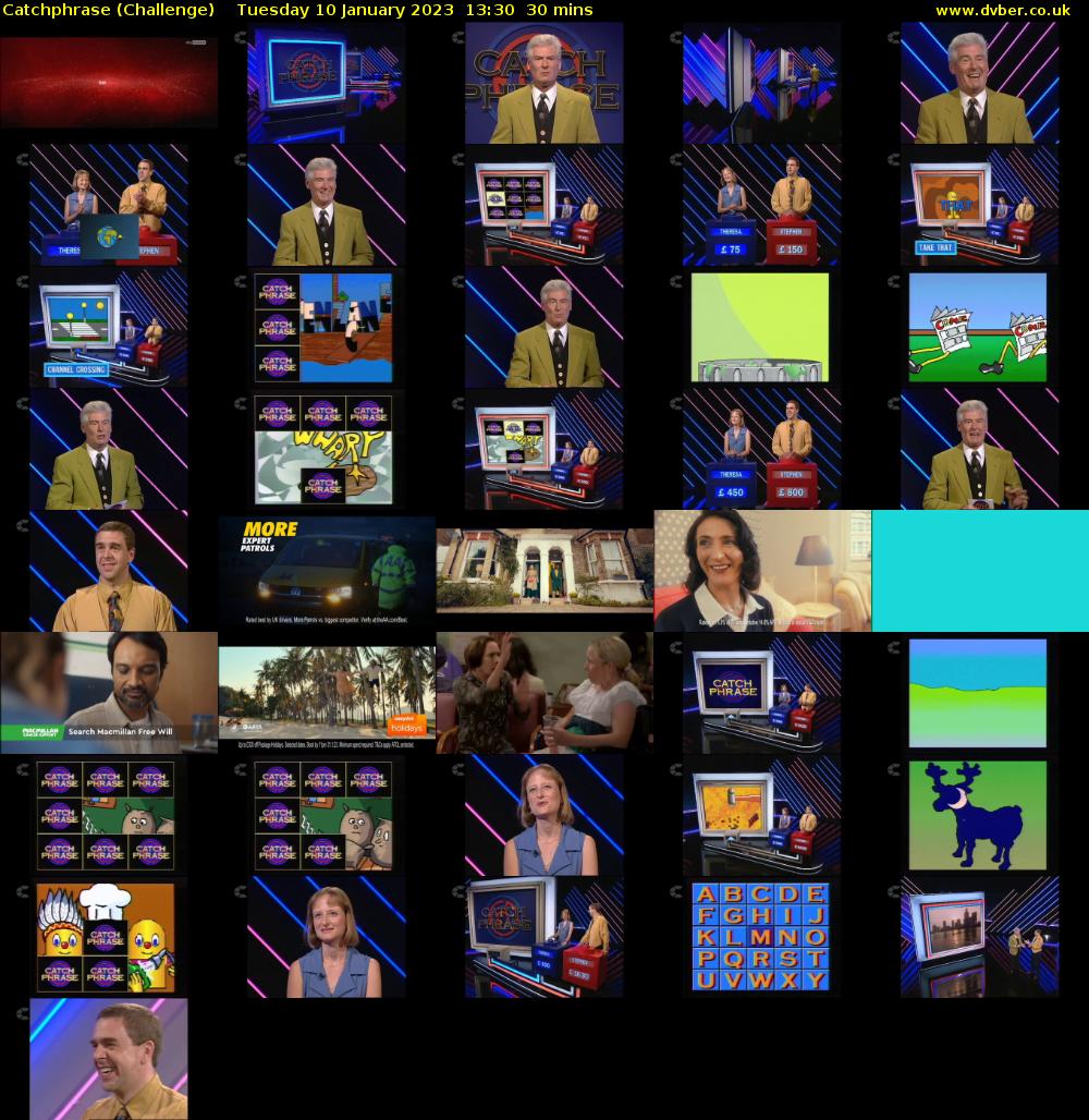 Catchphrase (Challenge) Tuesday 10 January 2023 13:30 - 14:00