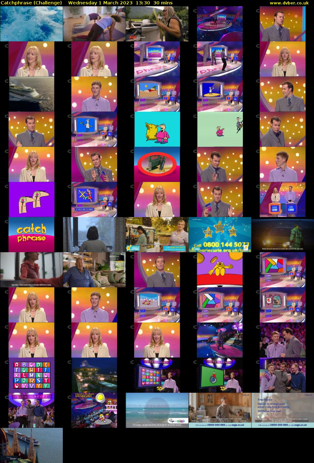 Catchphrase (Challenge) Wednesday 1 March 2023 13:30 - 14:00