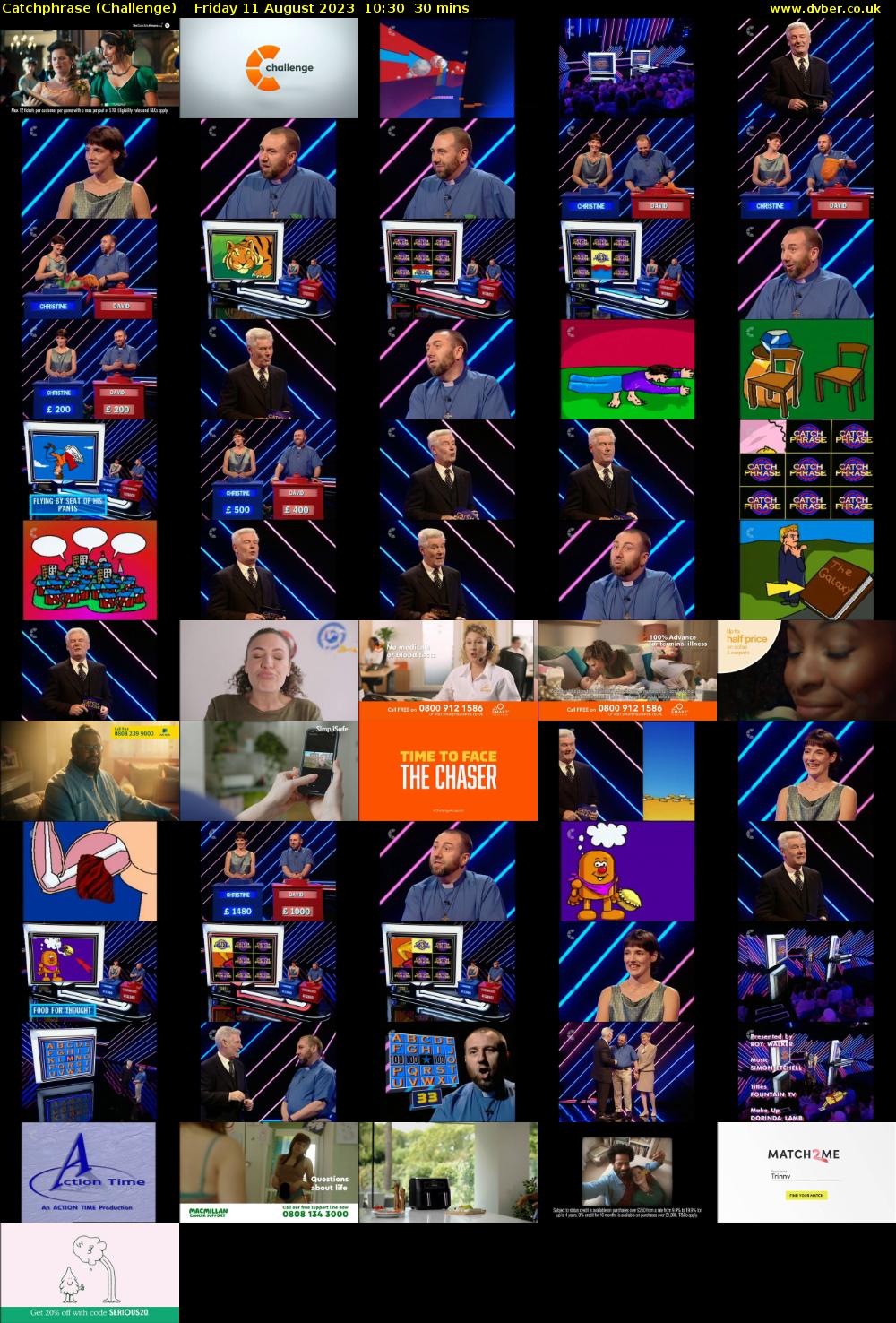 Catchphrase (Challenge) Friday 11 August 2023 10:30 - 11:00