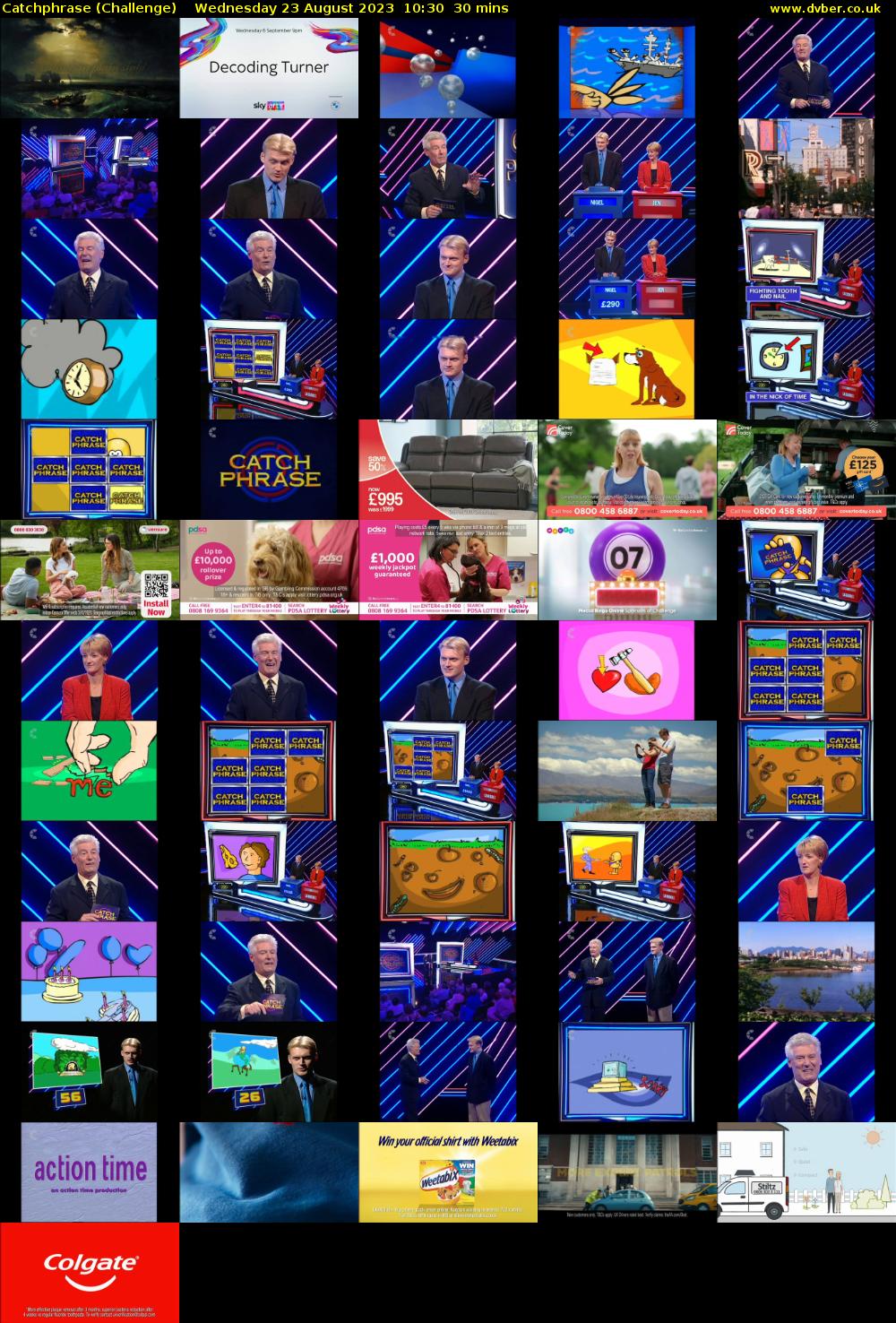 Catchphrase (Challenge) Wednesday 23 August 2023 10:30 - 11:00