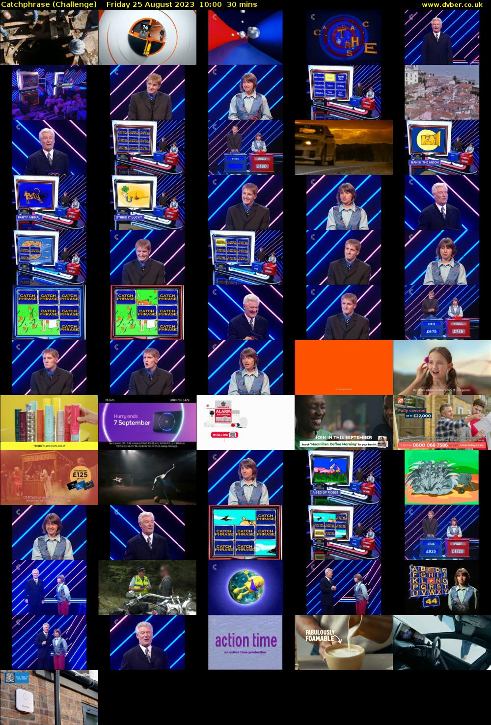 Catchphrase (Challenge) Friday 25 August 2023 10:00 - 10:30