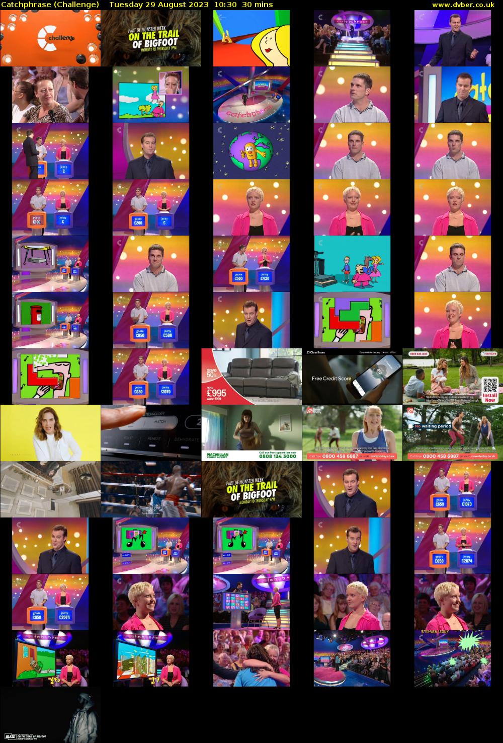 Catchphrase (Challenge) Tuesday 29 August 2023 10:30 - 11:00