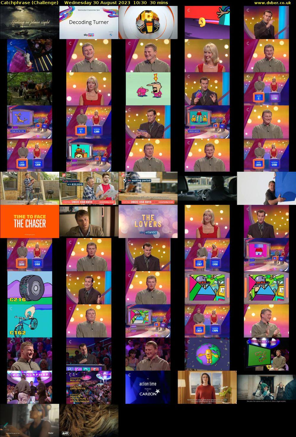 Catchphrase (Challenge) Wednesday 30 August 2023 10:30 - 11:00