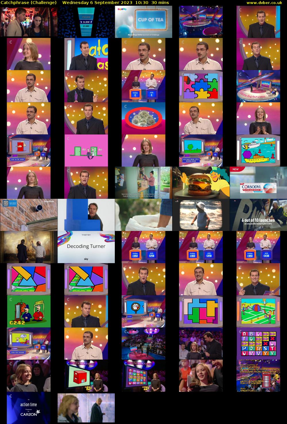 Catchphrase (Challenge) Wednesday 6 September 2023 10:30 - 11:00