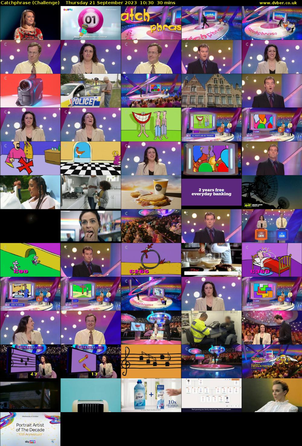 Catchphrase (Challenge) Thursday 21 September 2023 10:30 - 11:00