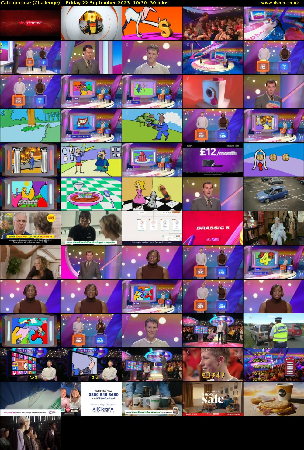 Catchphrase (Challenge) Friday 22 September 2023 10:30 - 11:00