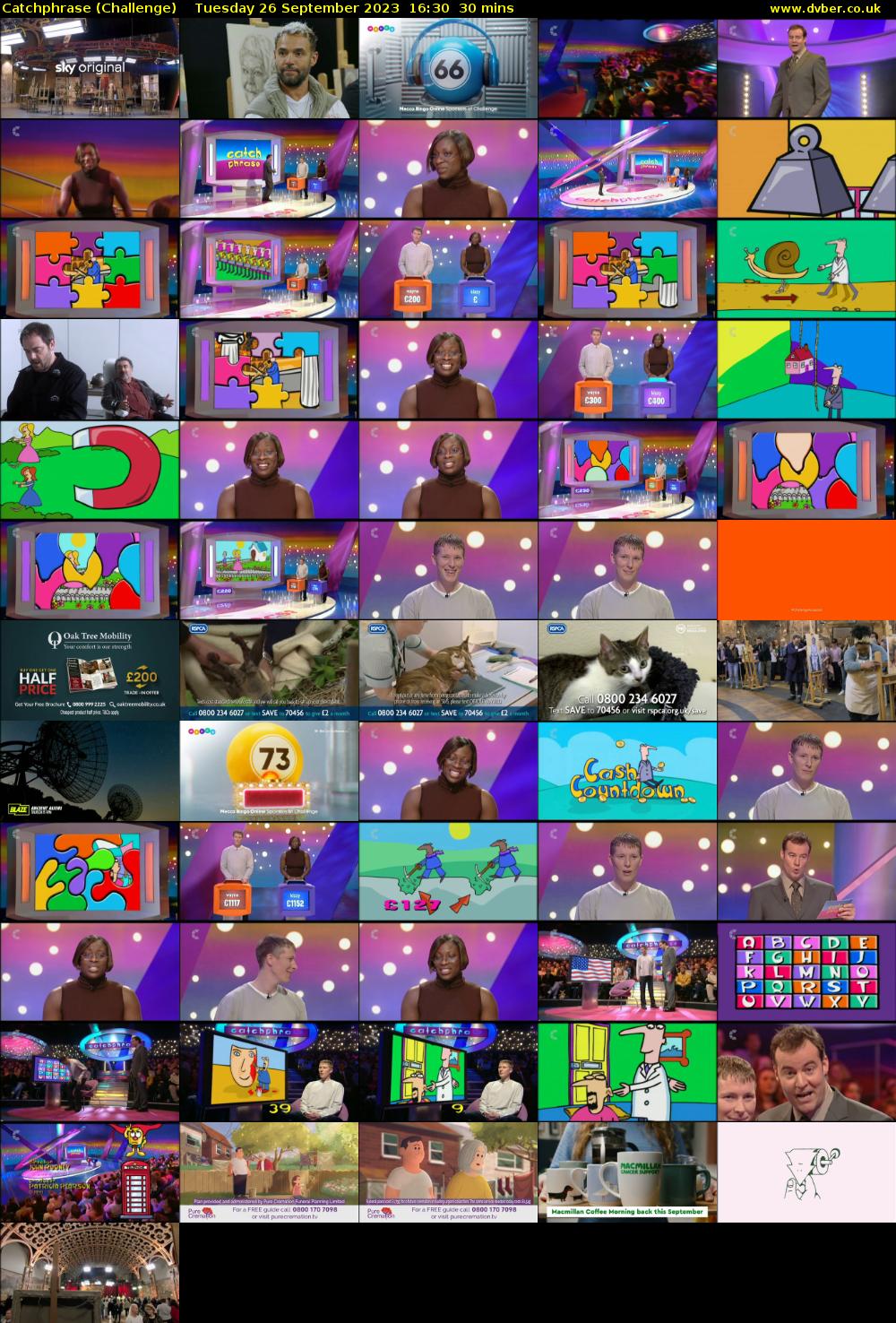 Catchphrase (Challenge) Tuesday 26 September 2023 16:30 - 17:00