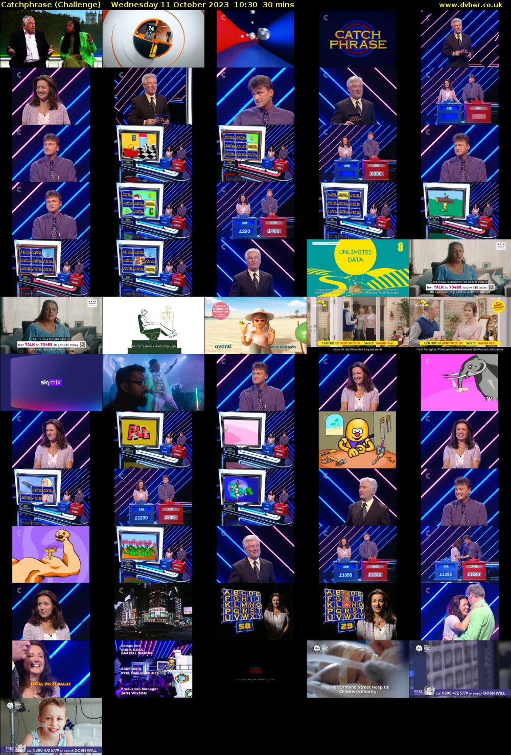 Catchphrase (Challenge) Wednesday 11 October 2023 10:30 - 11:00