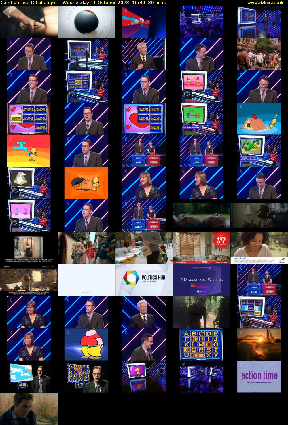 Catchphrase (Challenge) Wednesday 11 October 2023 16:30 - 17:00