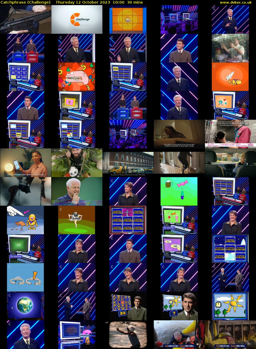 Catchphrase (Challenge) Thursday 12 October 2023 10:00 - 10:30