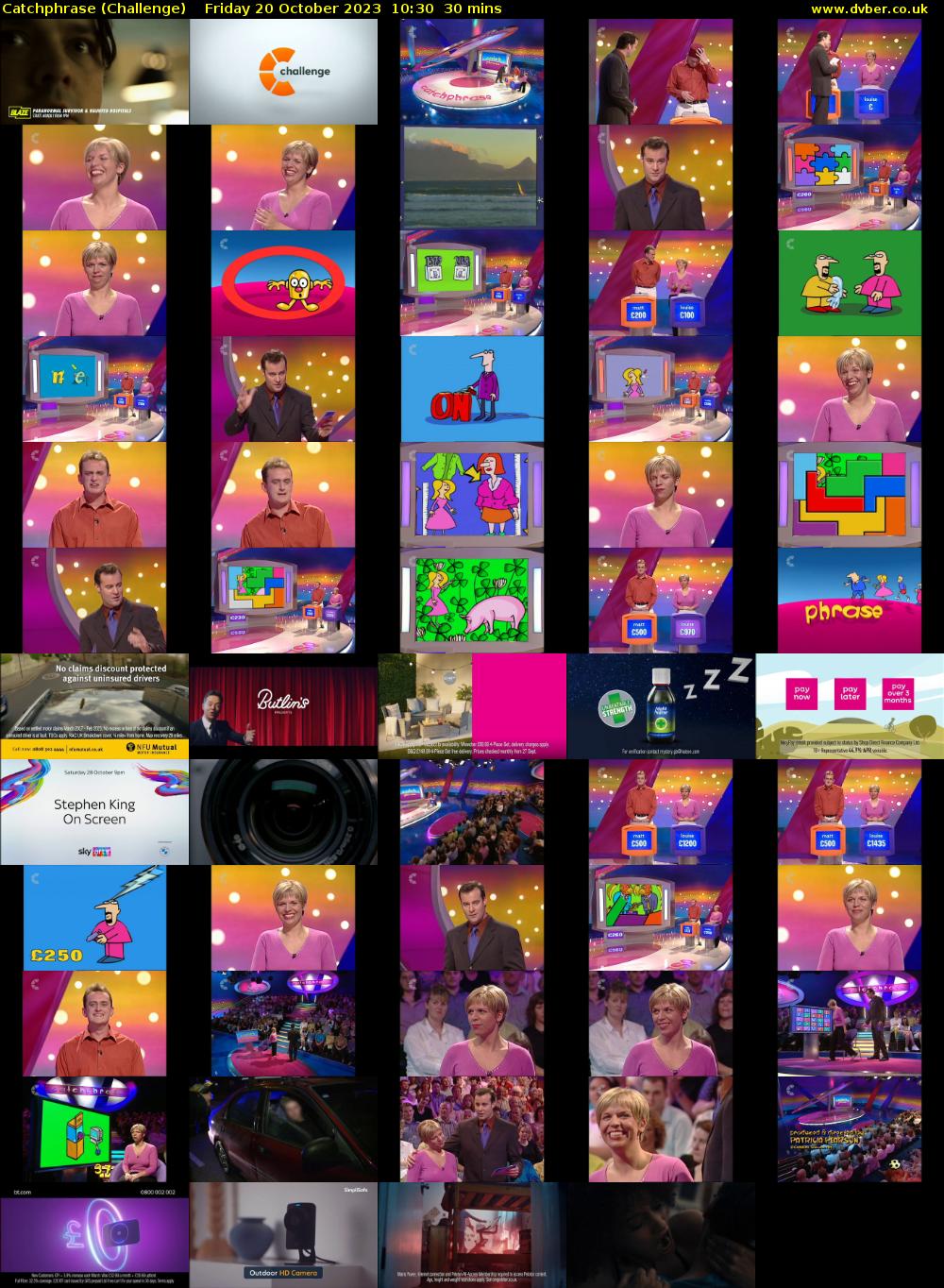 Catchphrase (Challenge) Friday 20 October 2023 10:30 - 11:00