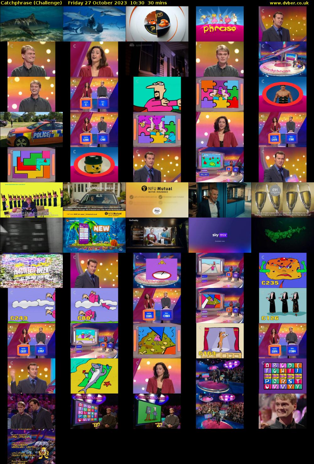 Catchphrase (Challenge) Friday 27 October 2023 10:30 - 11:00