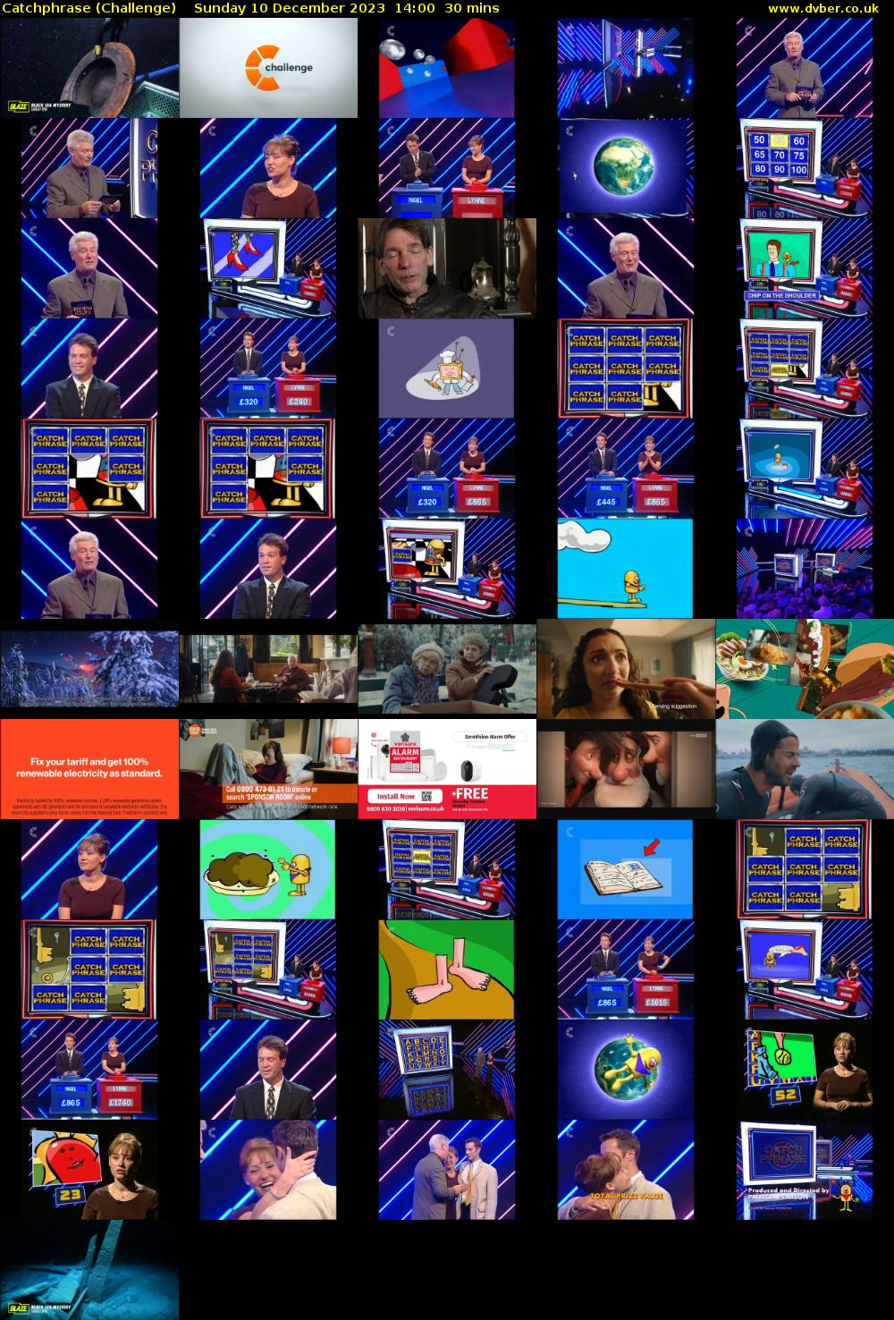 Catchphrase (Challenge) Sunday 10 December 2023 14:00 - 14:30