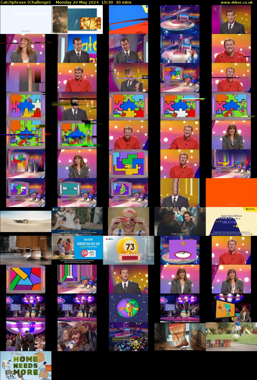 Catchphrase (Challenge) Monday 20 May 2024 15:30 - 16:00